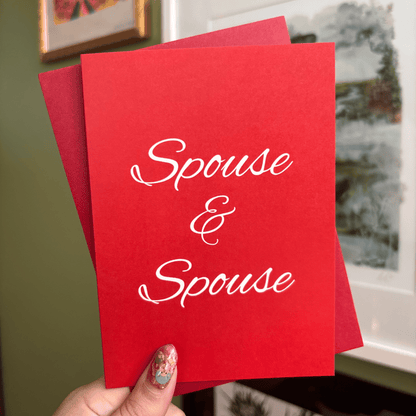 Spouse and Spouse Greeting Card