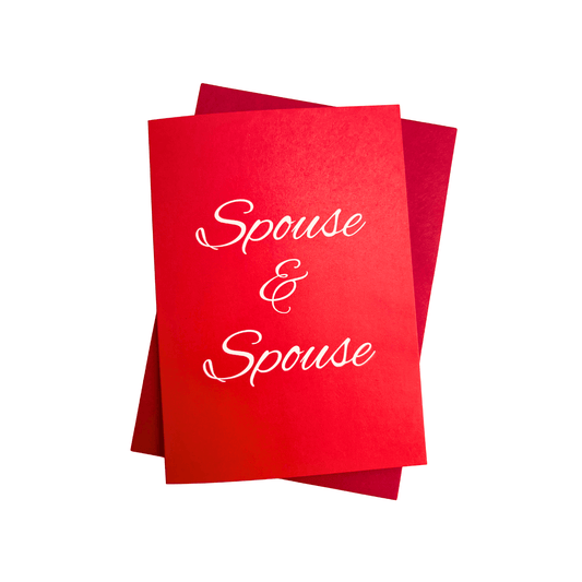Spouse and Spouse Greeting Card