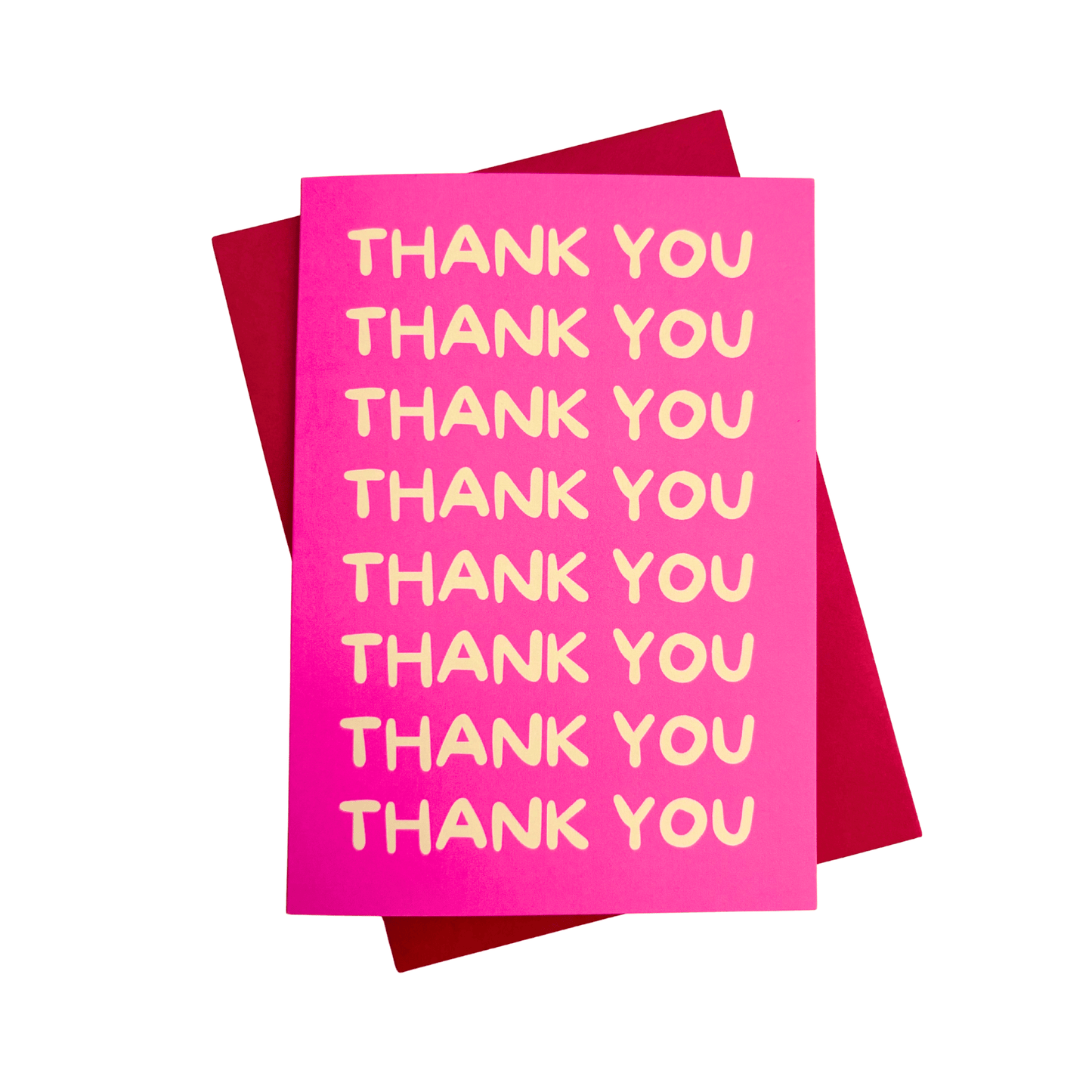 Thank you Thank you Greeting Card