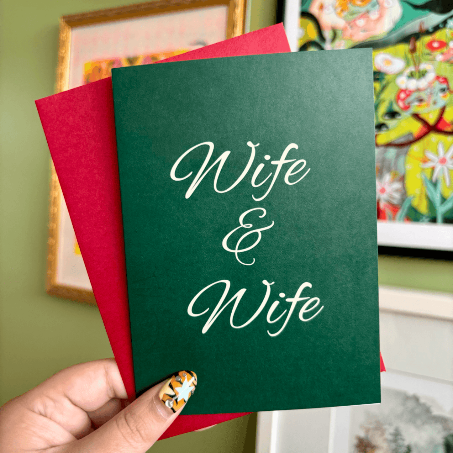 Wife and Wife Greeting Card