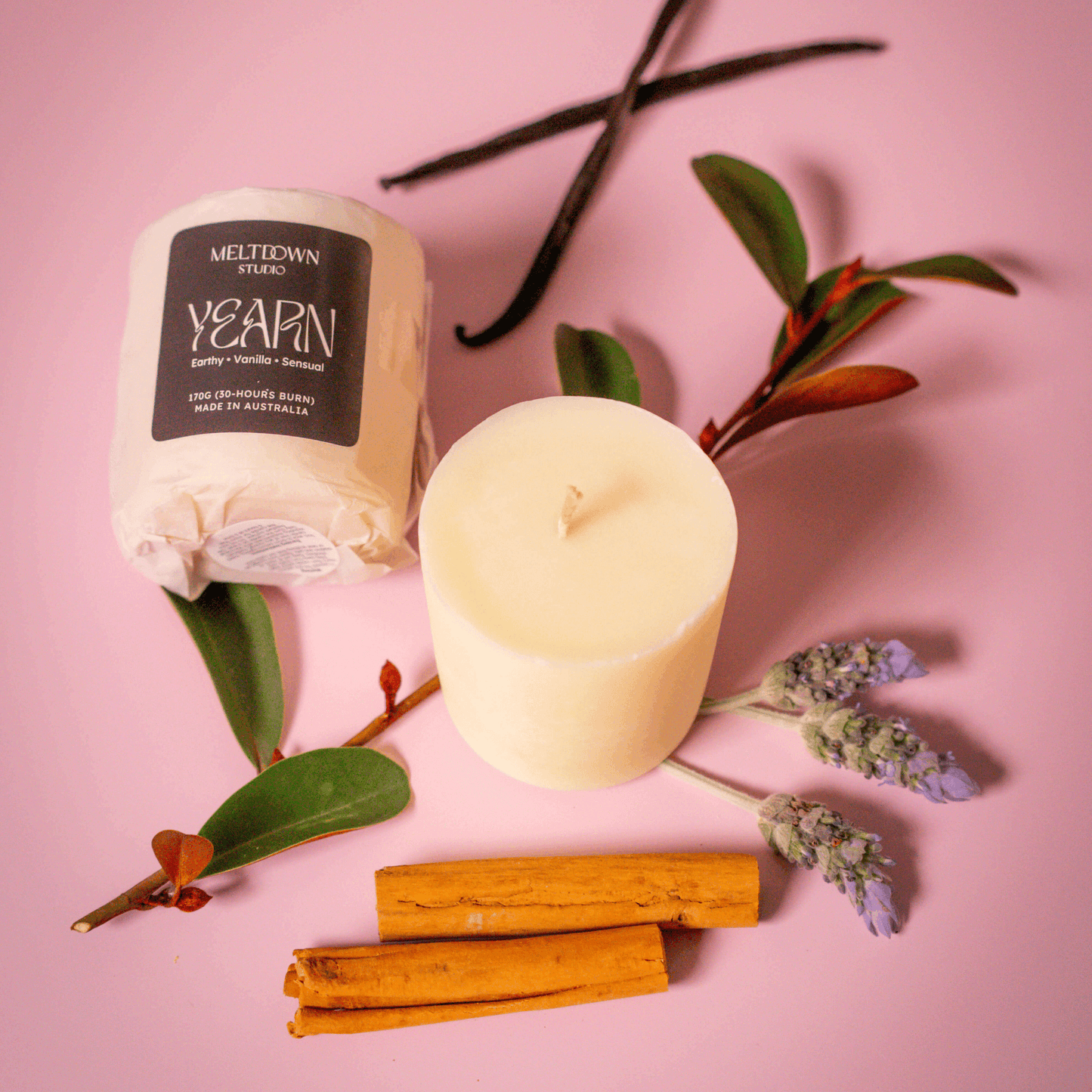 YEARN | Vanilla and Tobacco Leaf Candle