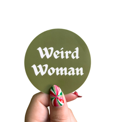 Weird Woman Sticker