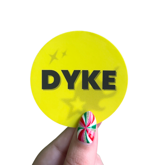 Y2K Dyke Sticker